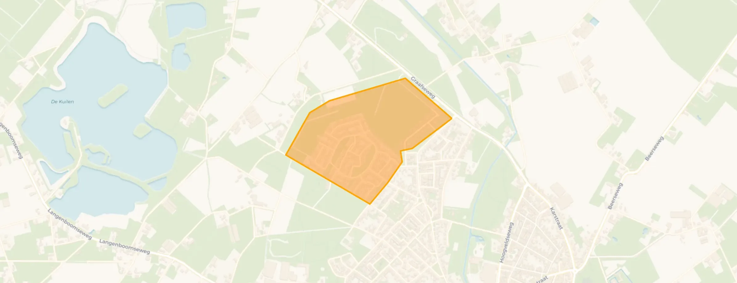 Kaart van Brugse Berg