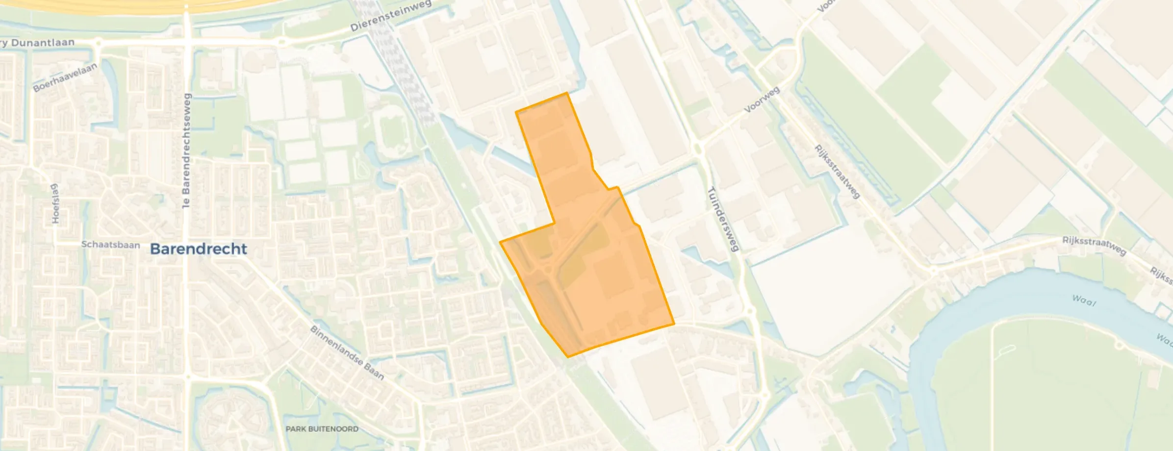 Kaart van BT Handelscentrum