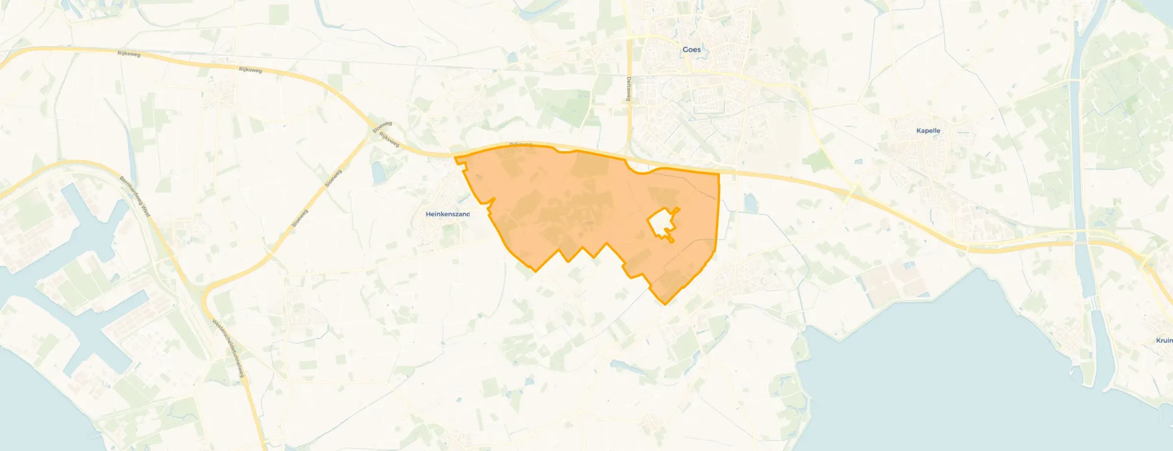 Kaart van Buitengebied ’s-Heer Abtskerke
