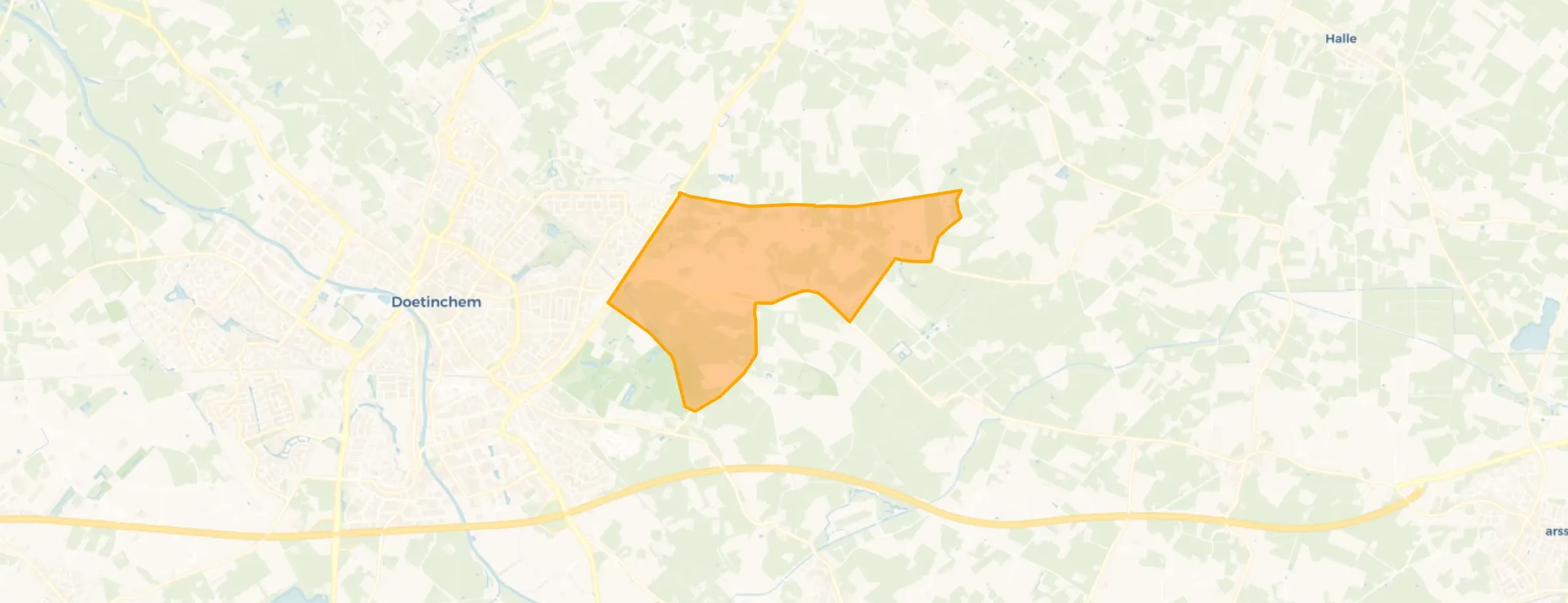 Kaart van Buitengebied - IJzevoorde