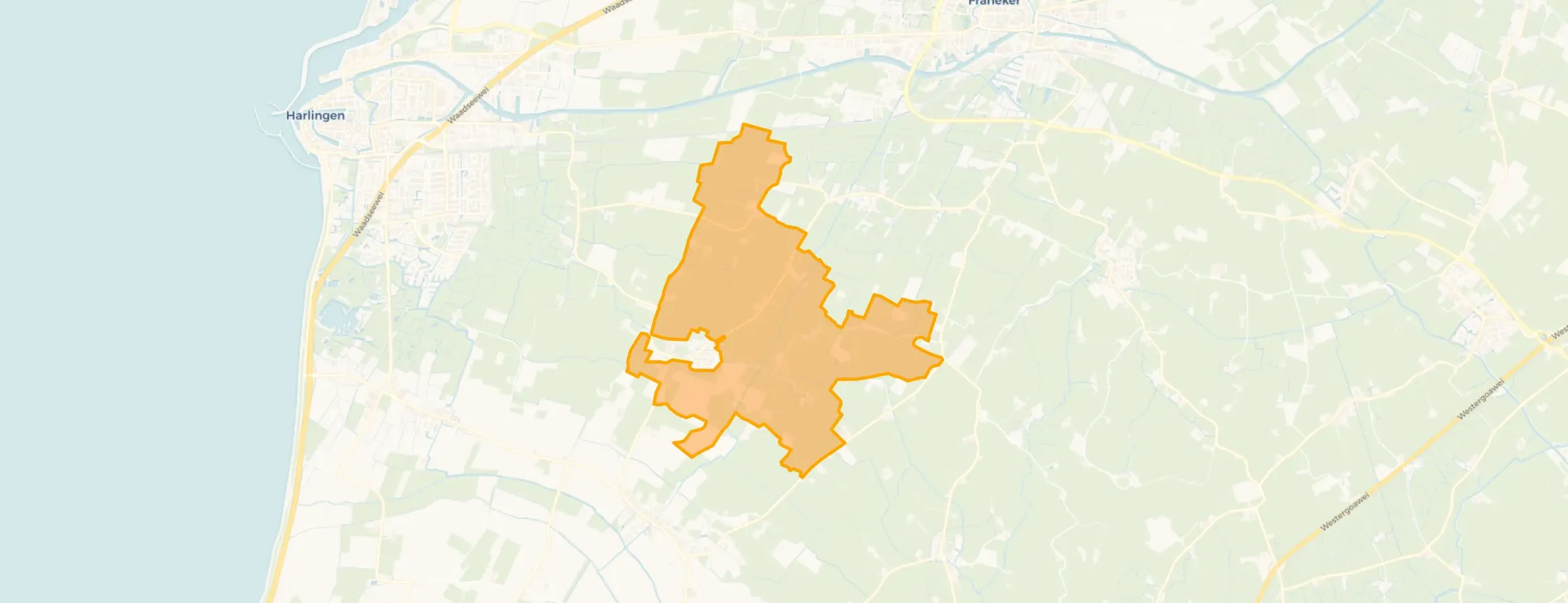 Kaart van Buitengebied Achlum