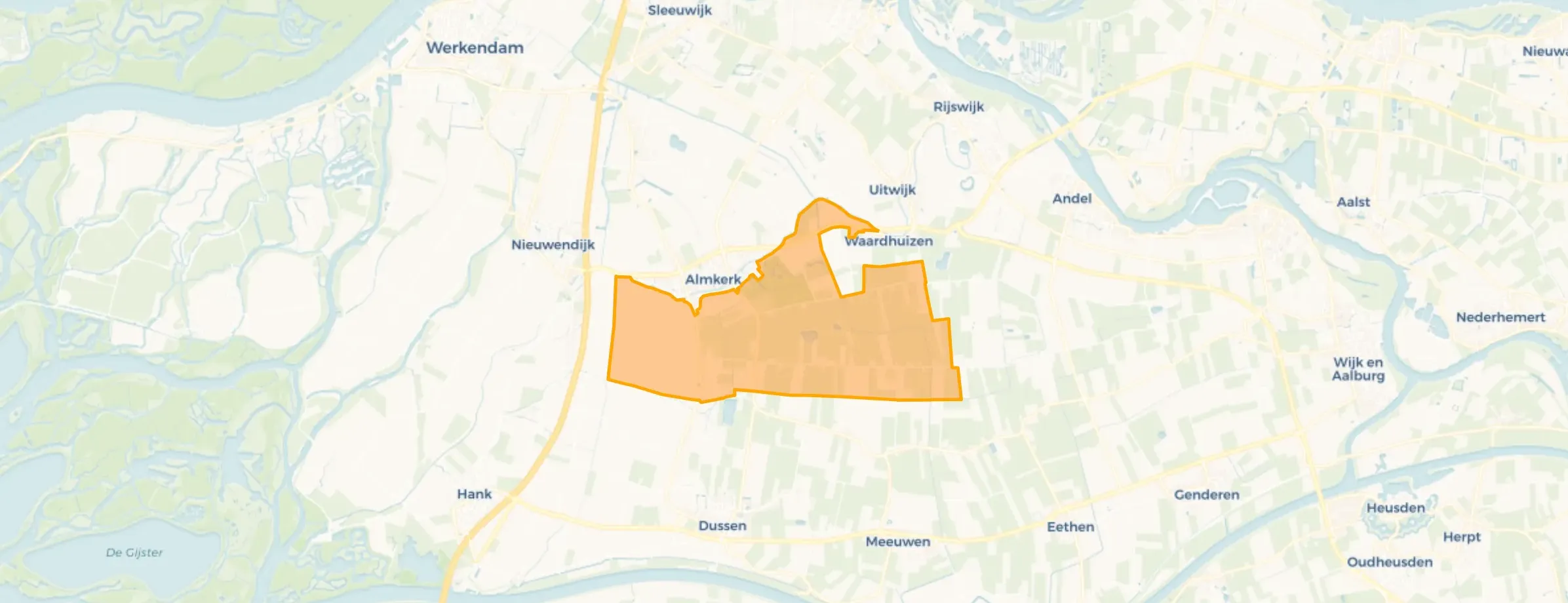 Buitengebied Almkerk zuid