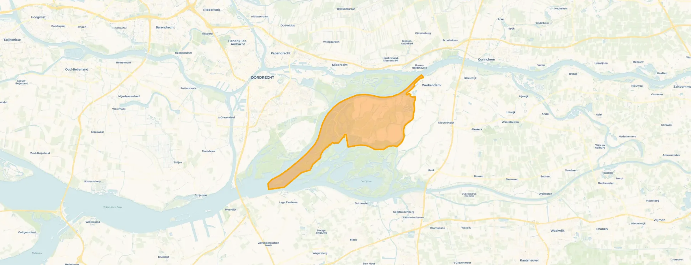 Buurt Buitengebied Biesbosch, Werkendam