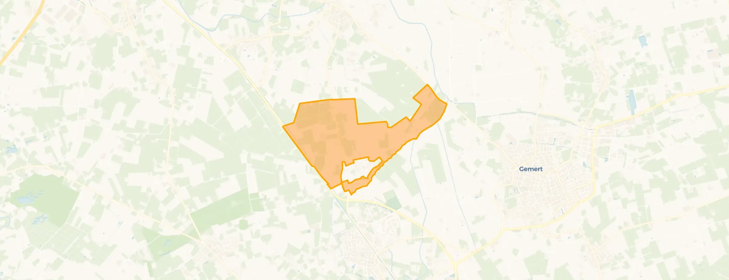 Kaart van Buitengebied Boerdonk