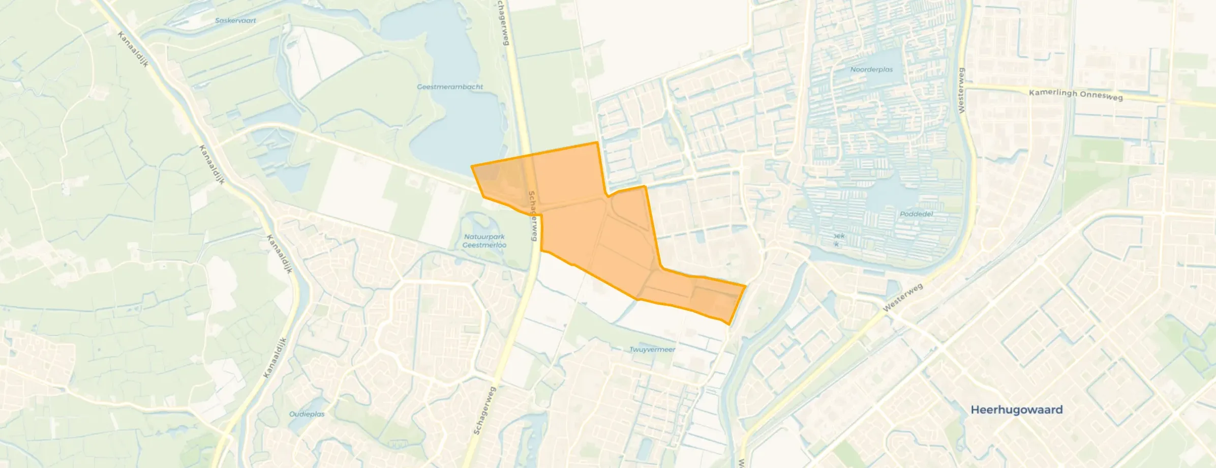 Kaart van Buitengebied Broek op Langedijk