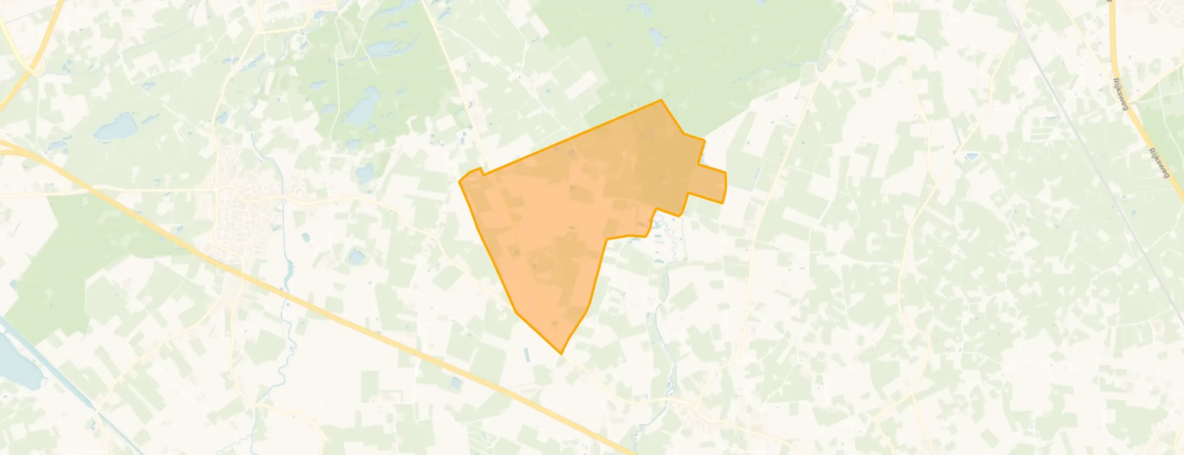 Kaart van Buitengebied de Logt
