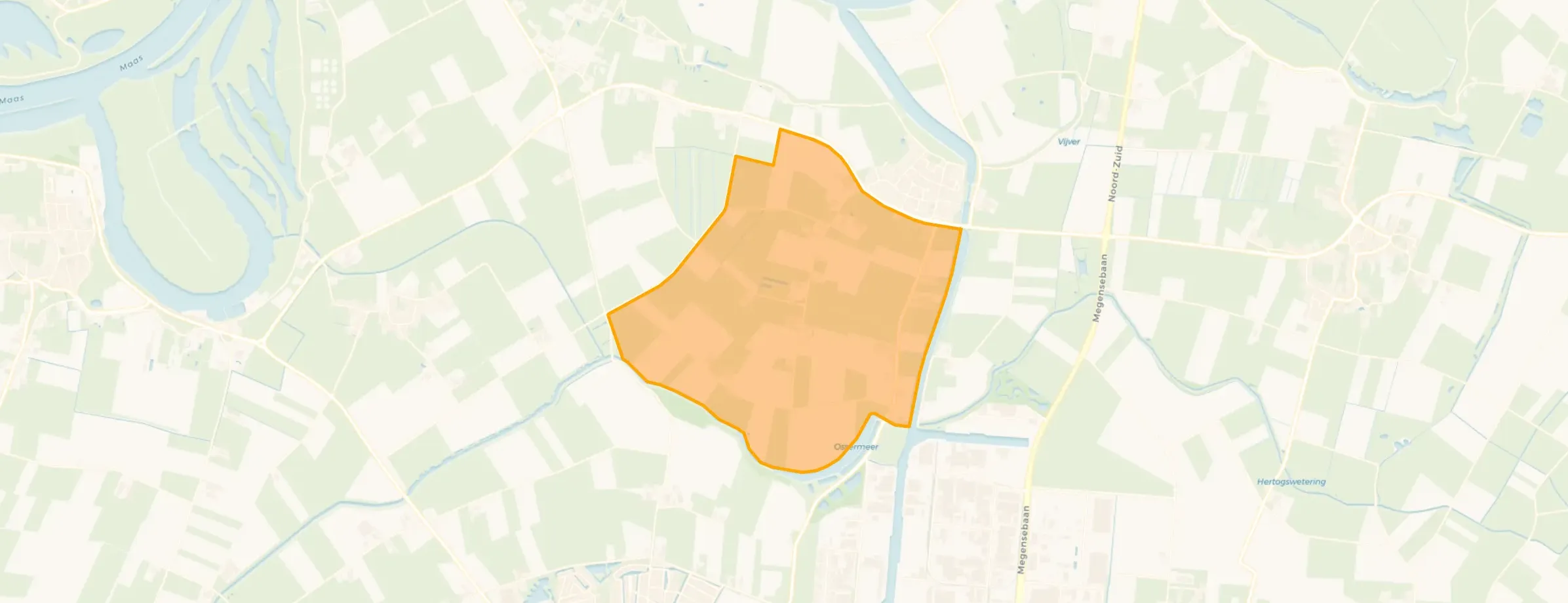 Kaart van Buitengebied De Tuinlangel