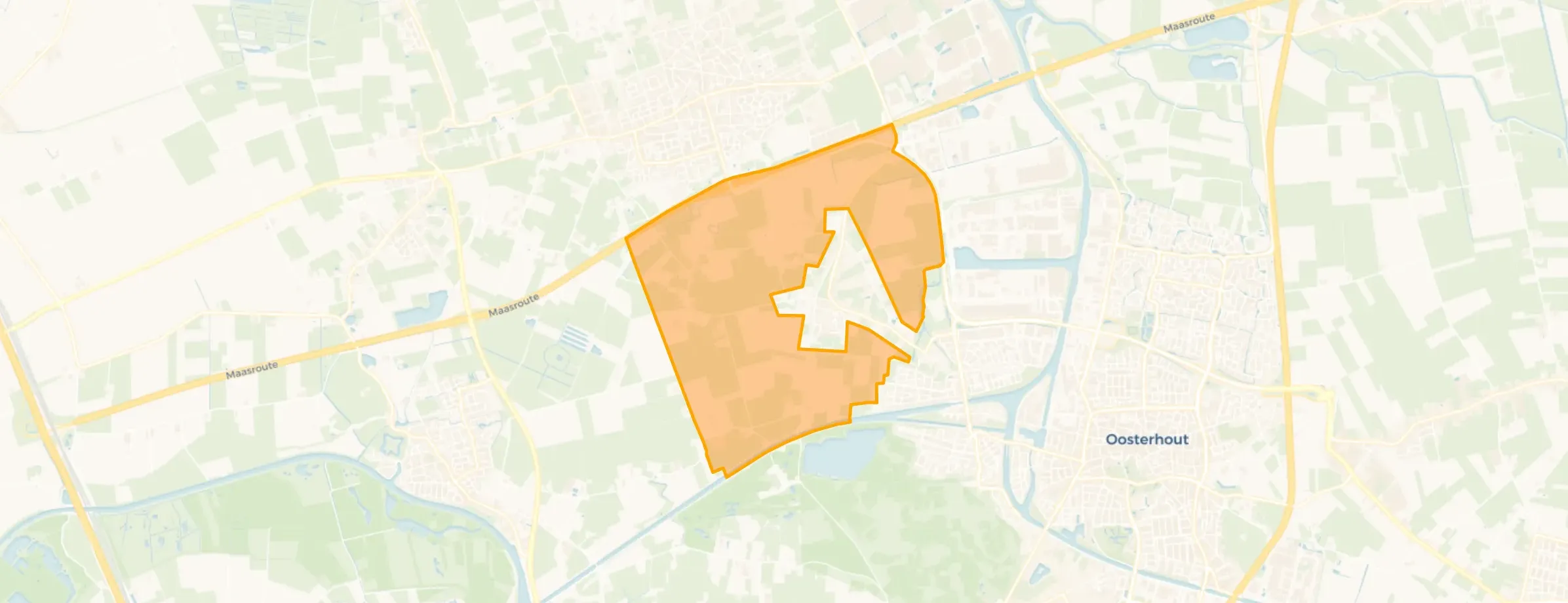 Buitengebied Den Hout in Oosterhout