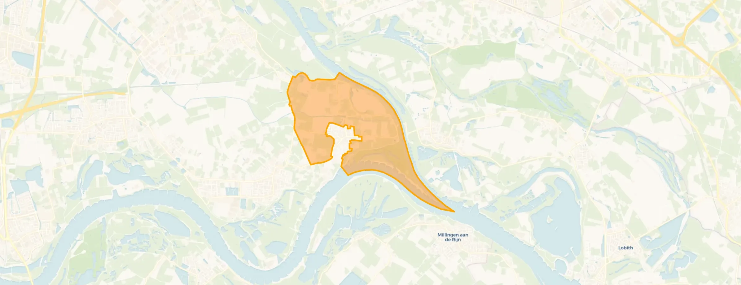 Buitengebied Doornenburg in Lingewaard