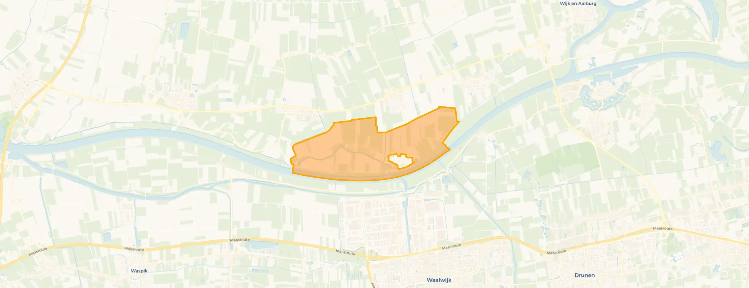 Kaart van Buitengebied Drongelen