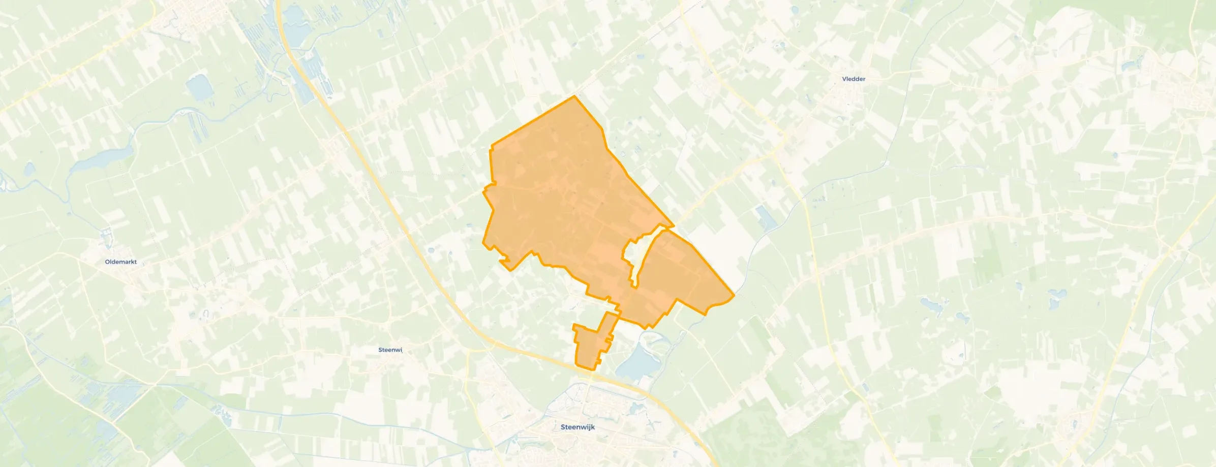 Kaart van Buitengebied Eesveen