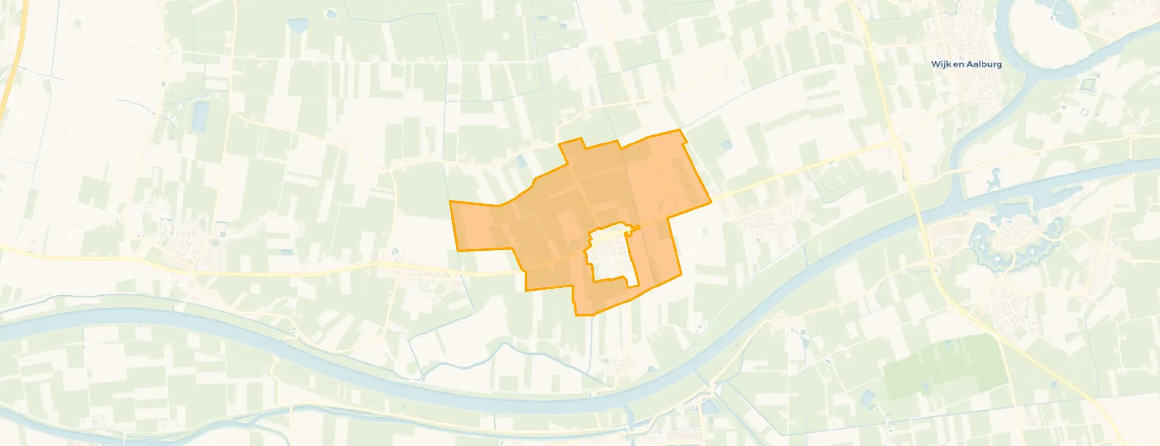 Kaart van Buitengebied Eethen