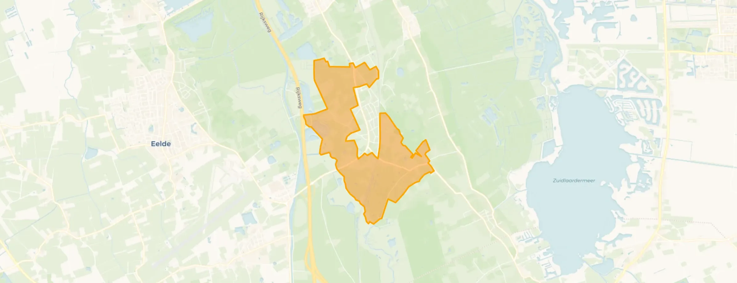 Kaart van Buitengebied Glimmen