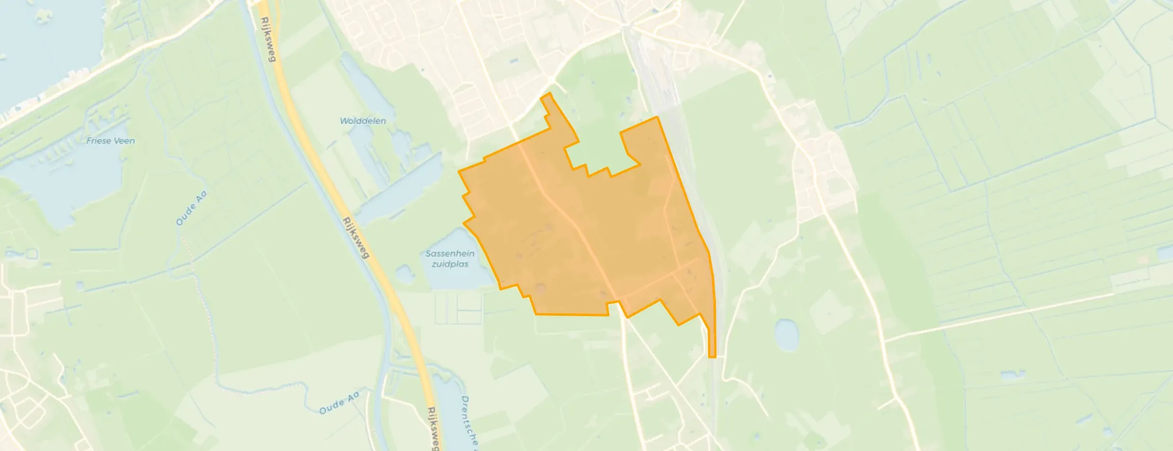Buurt Buitengebied Haren-Zuidoost, Haren (Gr)