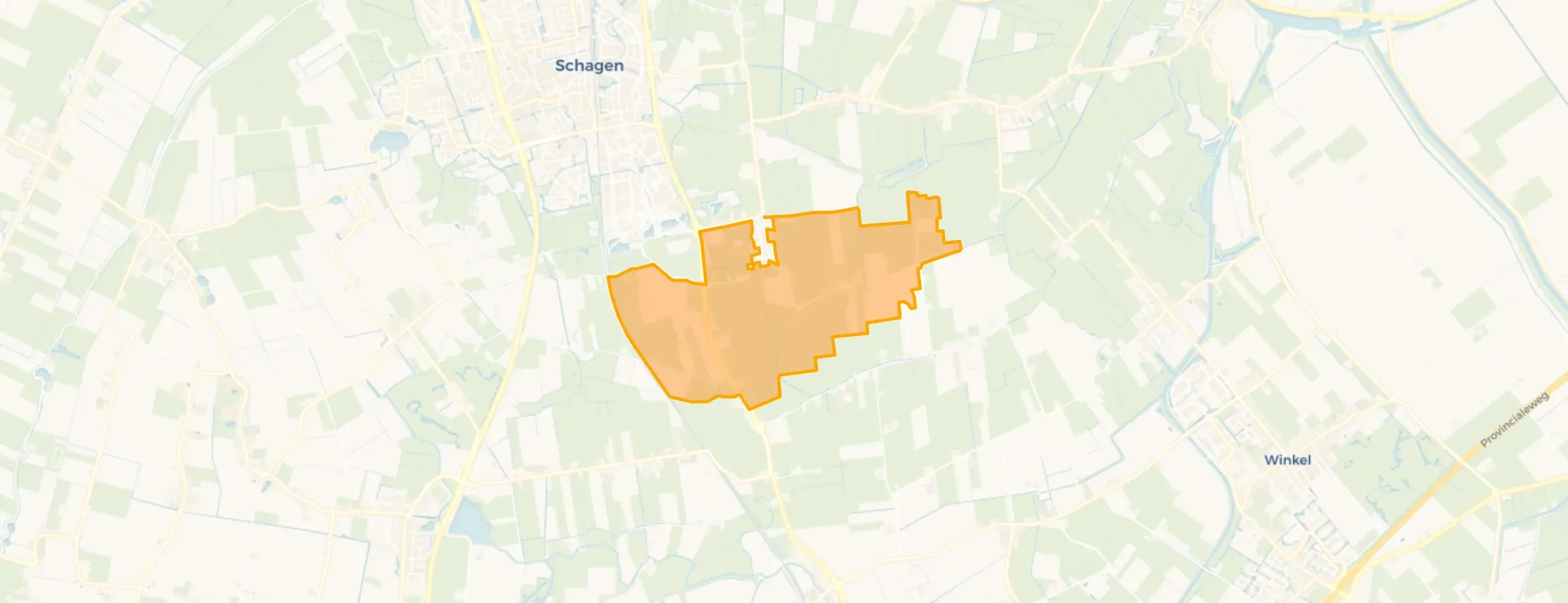 Kaart van Buitengebied Haringhuizen