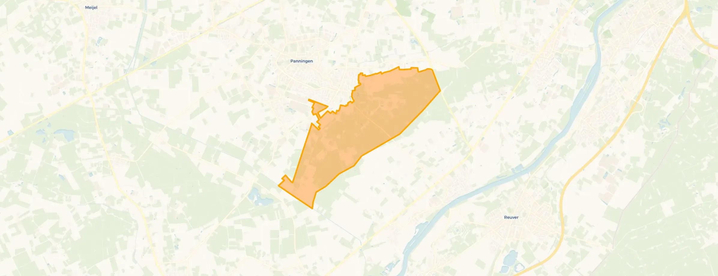 Kaart van Buitengebied In den Berg-Keuper Heide