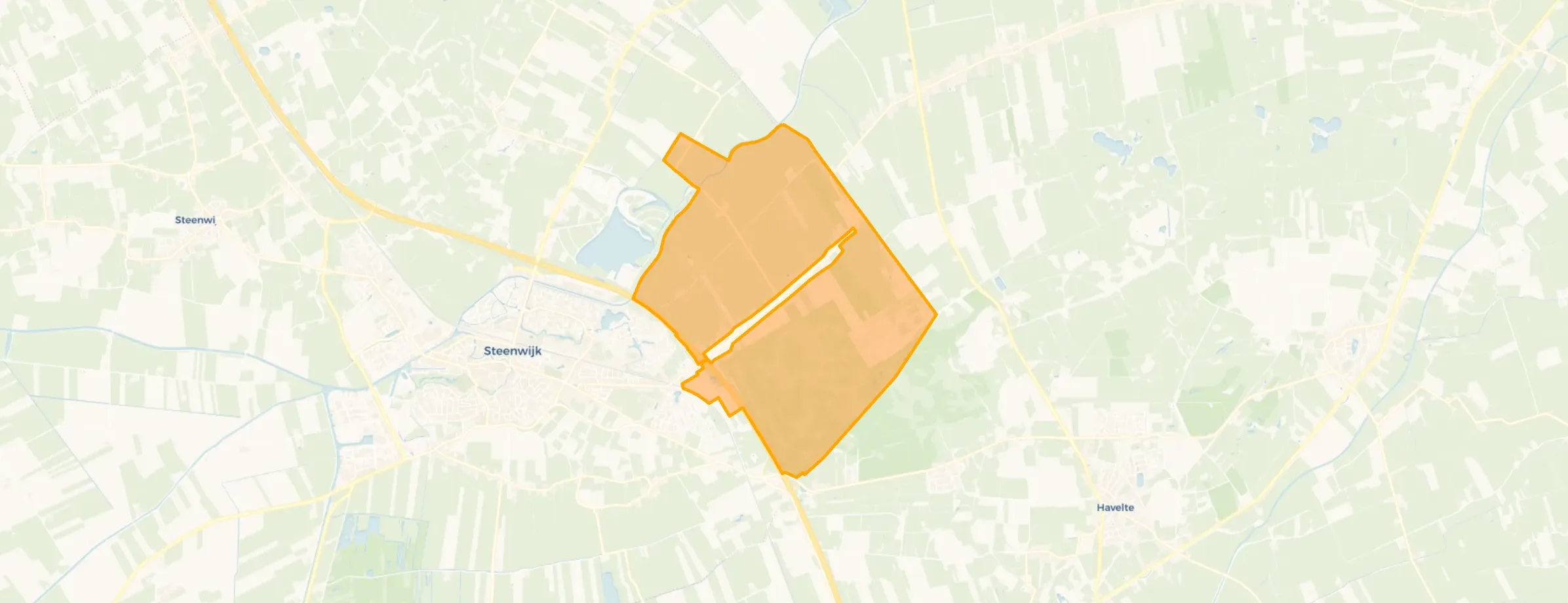 Kaart van Buitengebied Kallenkote