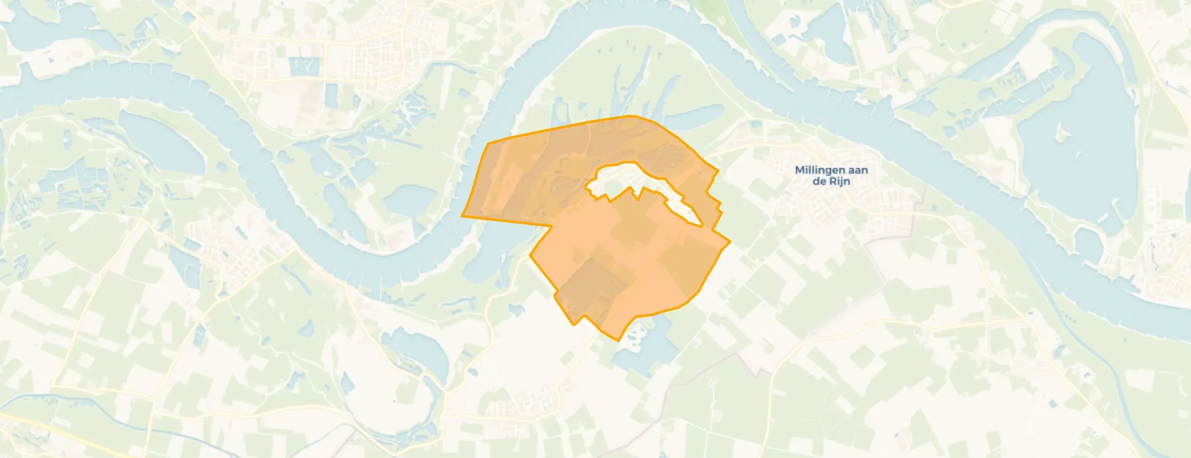 Kaart van Buitengebied Kekerdom