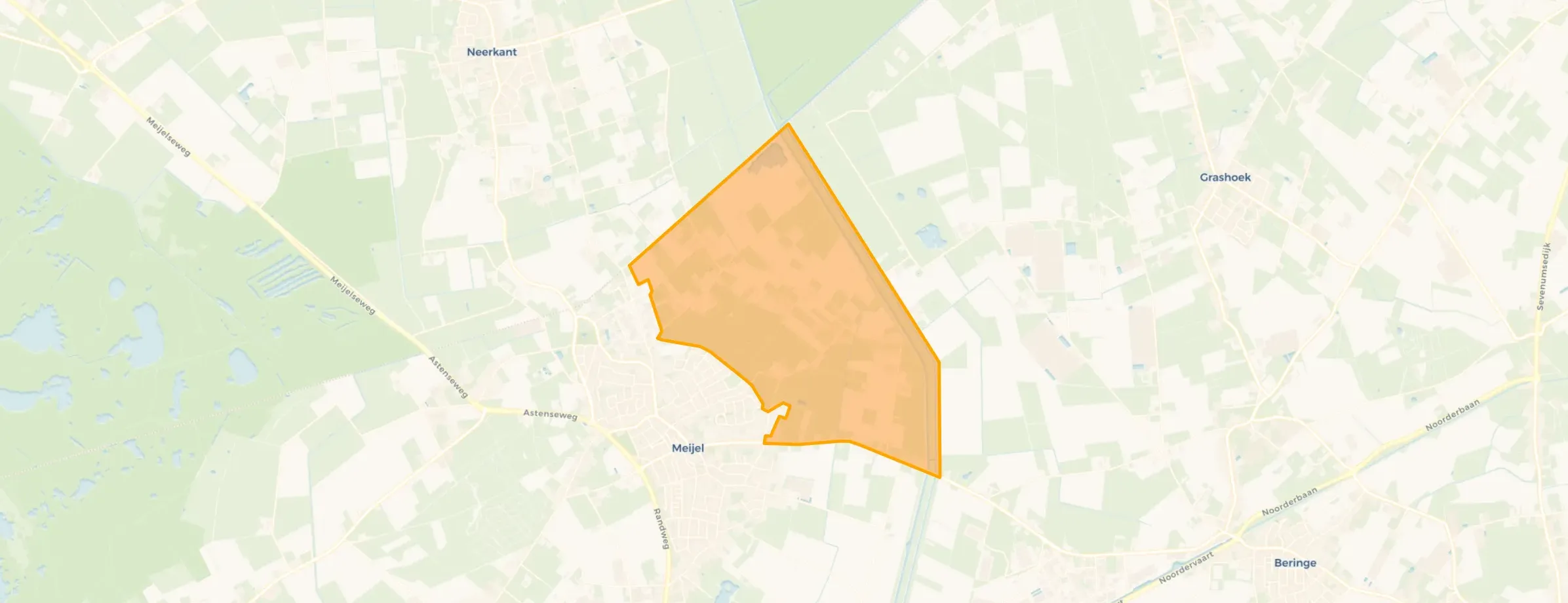 Kaart van Buitengebied Molenbaan-Vieruitersten
