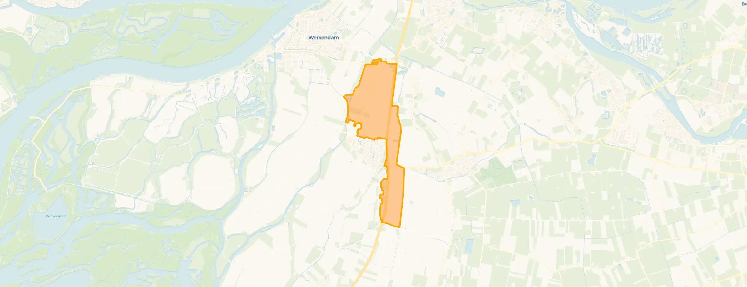 Buurt Buitengebied Nieuwendijk noordoost, Nieuwendijk