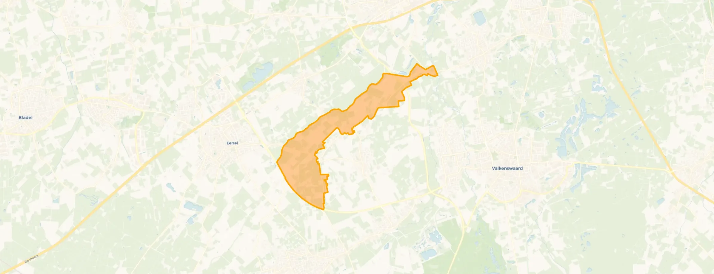 Kaart van Buitengebied Noord 1
