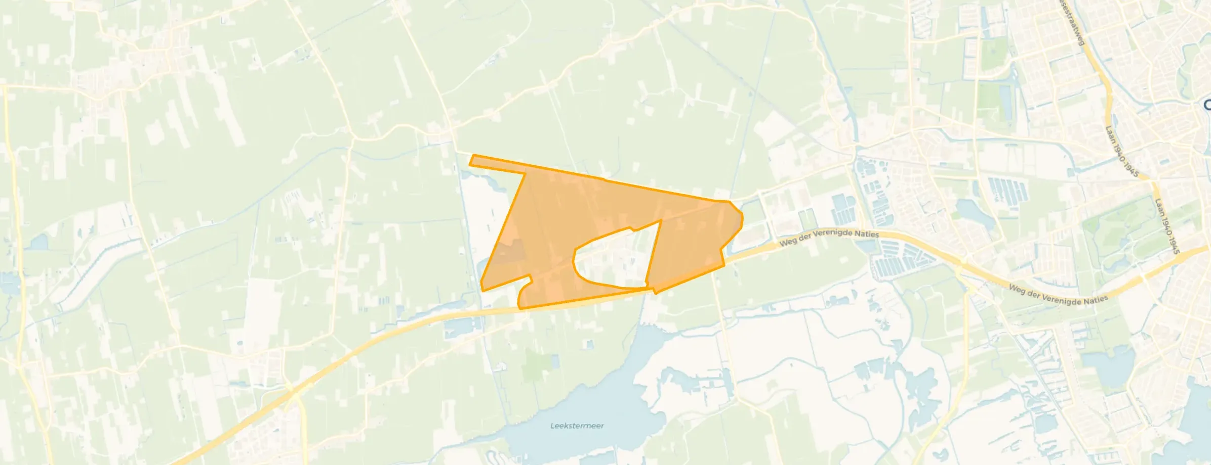 Kaart van Buitengebied-Oostwold