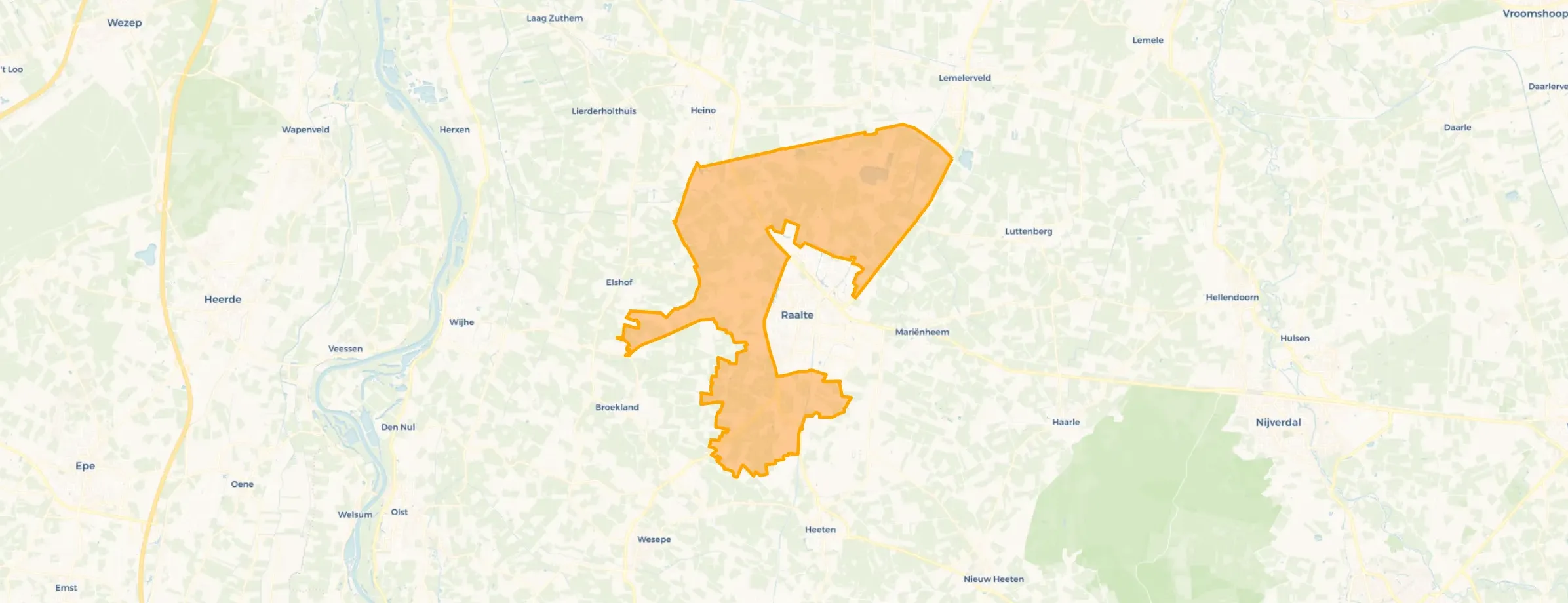 Buurt Buitengebied Raalte, Raalte