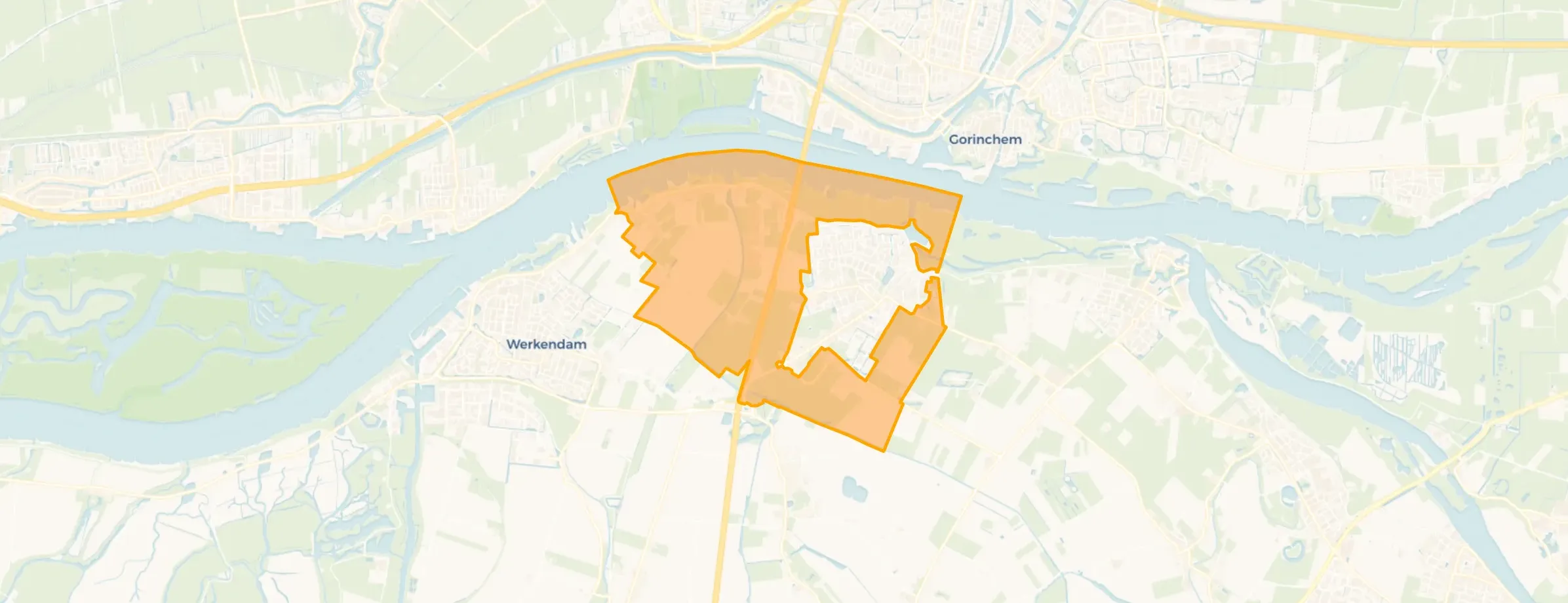 Kaart van Buitengebied Sleeuwijk