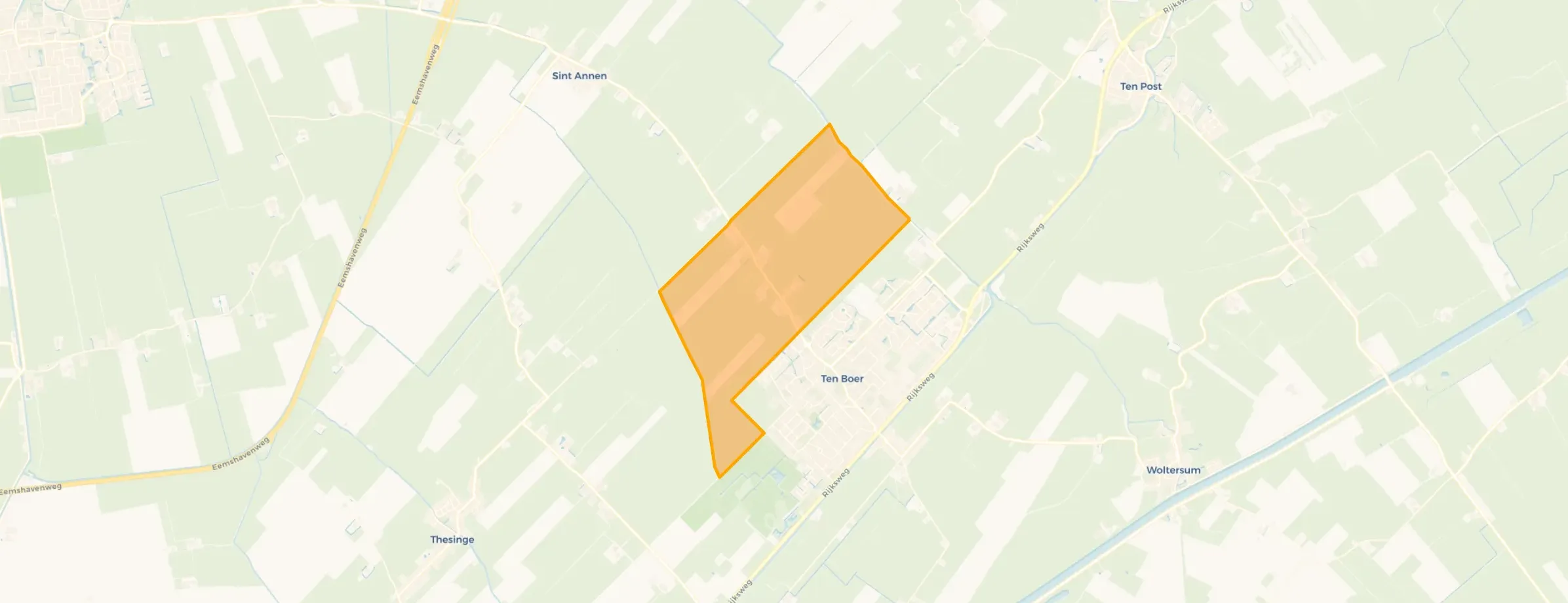 Buitengebied Ten Boer-Noord