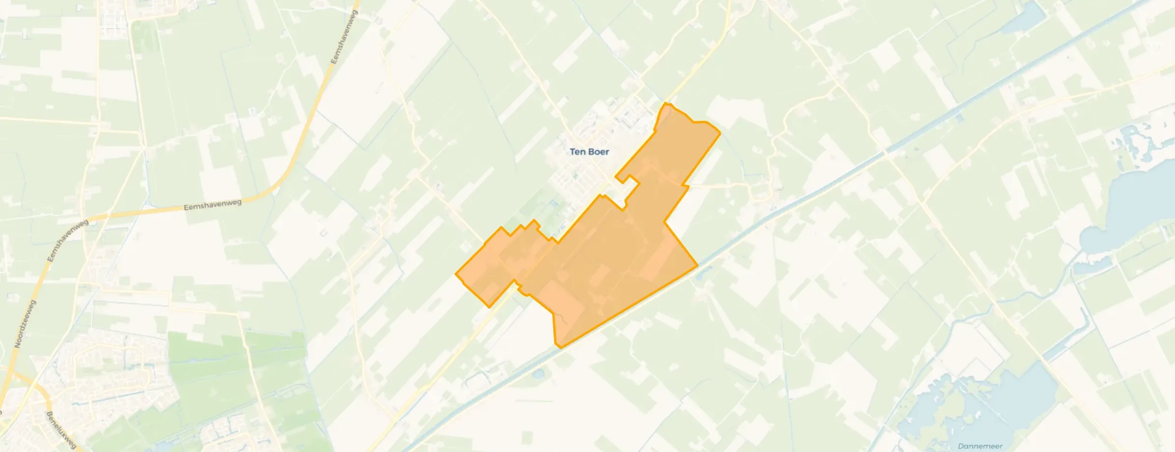 Buitengebied Ten Boer-Zuid