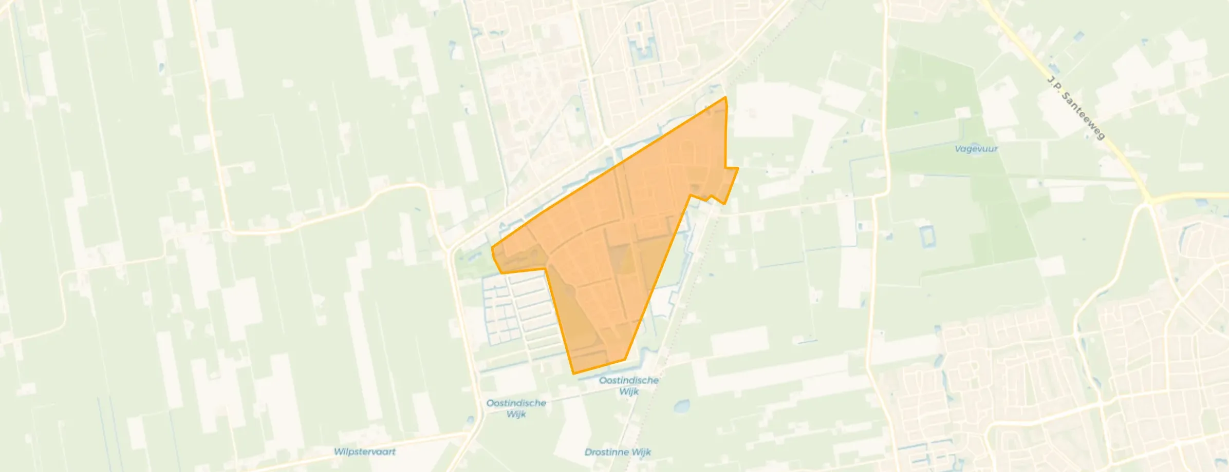 Buurt Buitengebied ten zuiden van Leek, Leek
