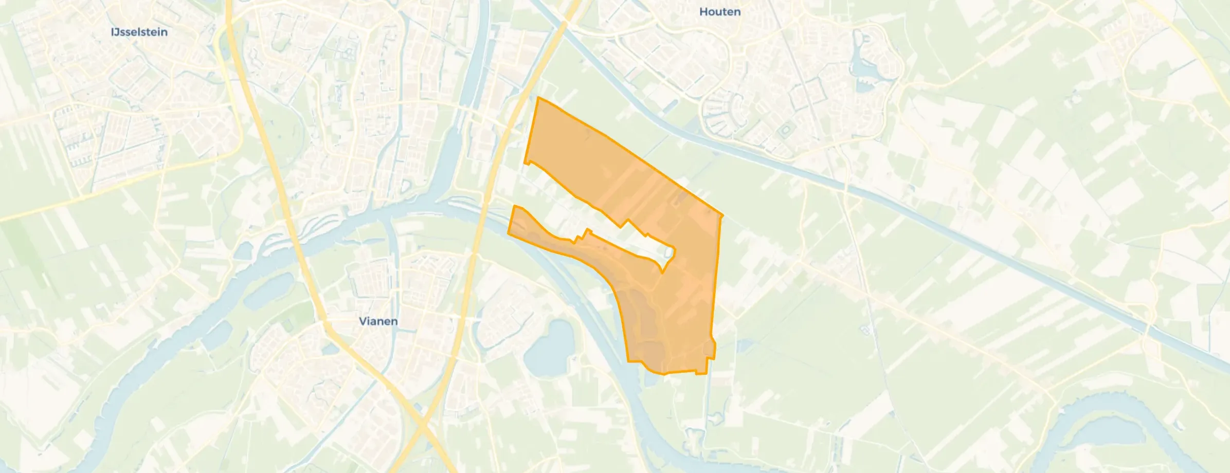 Kaart van Buitengebied Tull en ’t Waal