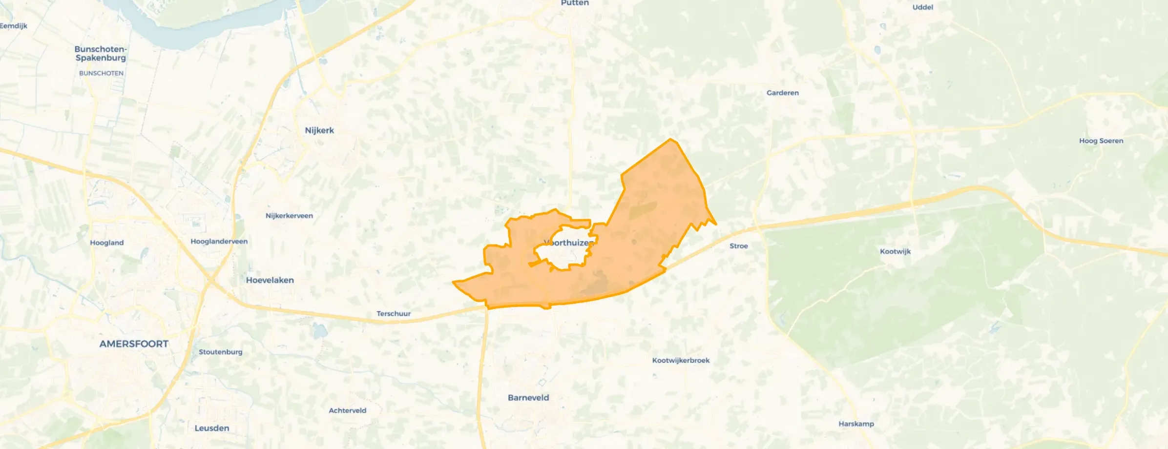 Buitengebied Voorthuizen in Barneveld
