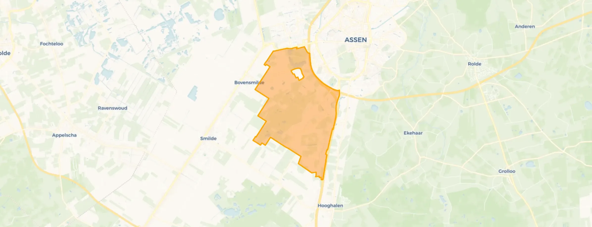 Kaart van Buitengebied Witten