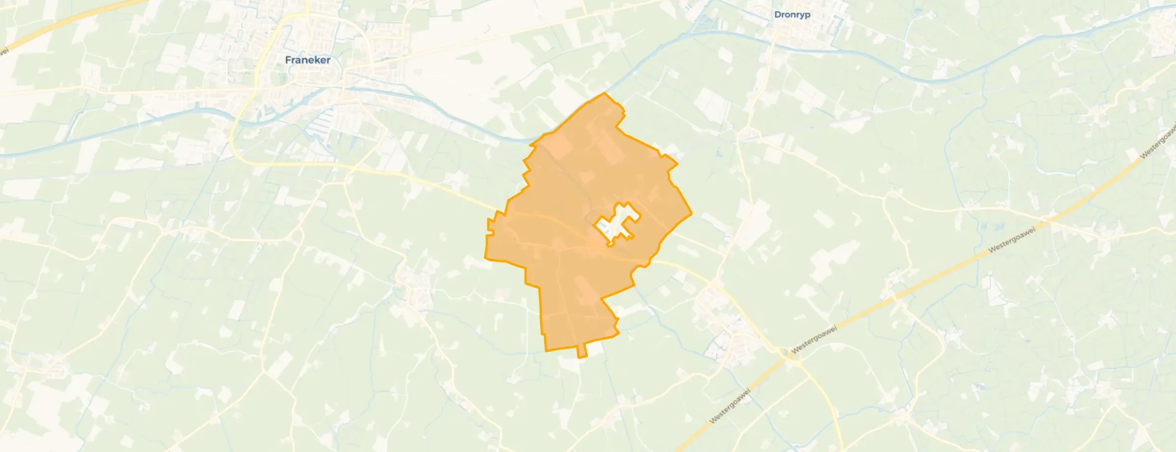 Kaart van Buitengebied Wjelsryp