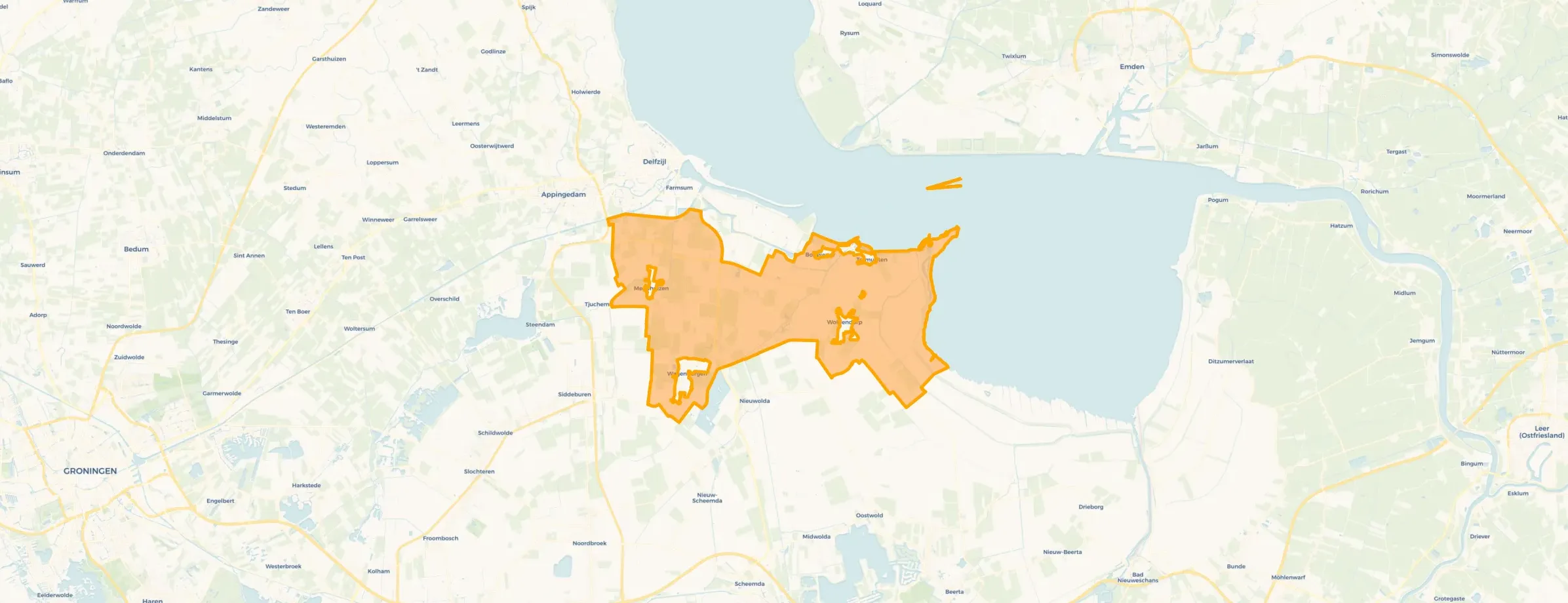 Buurt Buitengebied Zuid-Termunten, Woldendorp