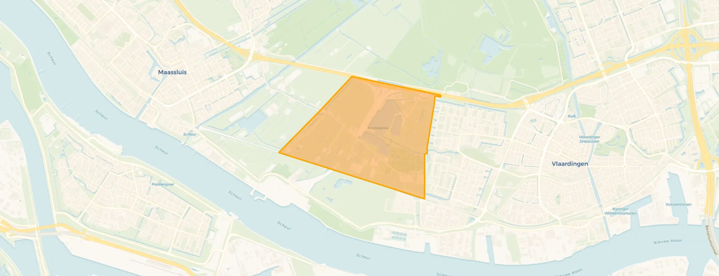 Kaart van Buitengebied Zuidbuurt