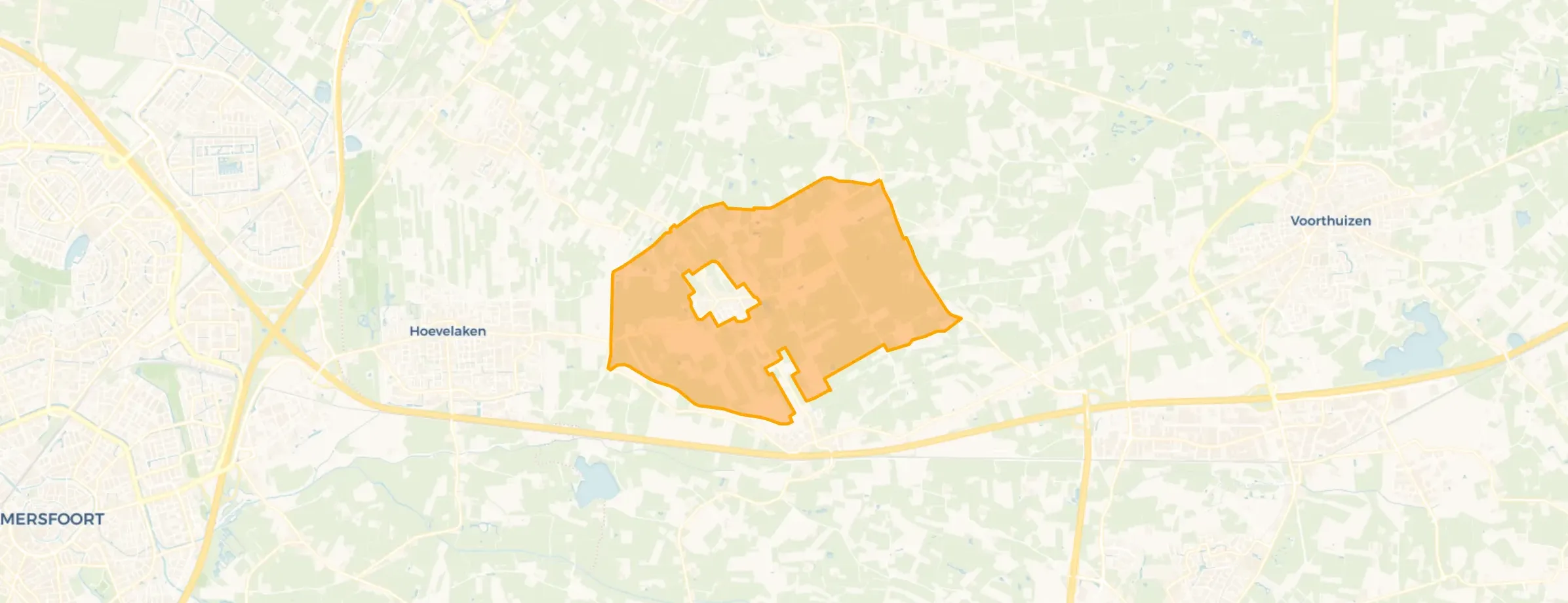Kaart van Buitengebied Zwartebroek