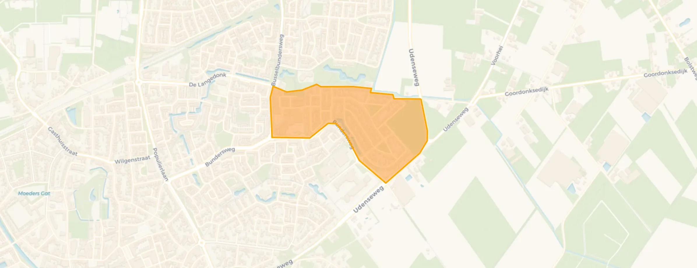Buurt Bunderse Hoek Zuid, Veghel