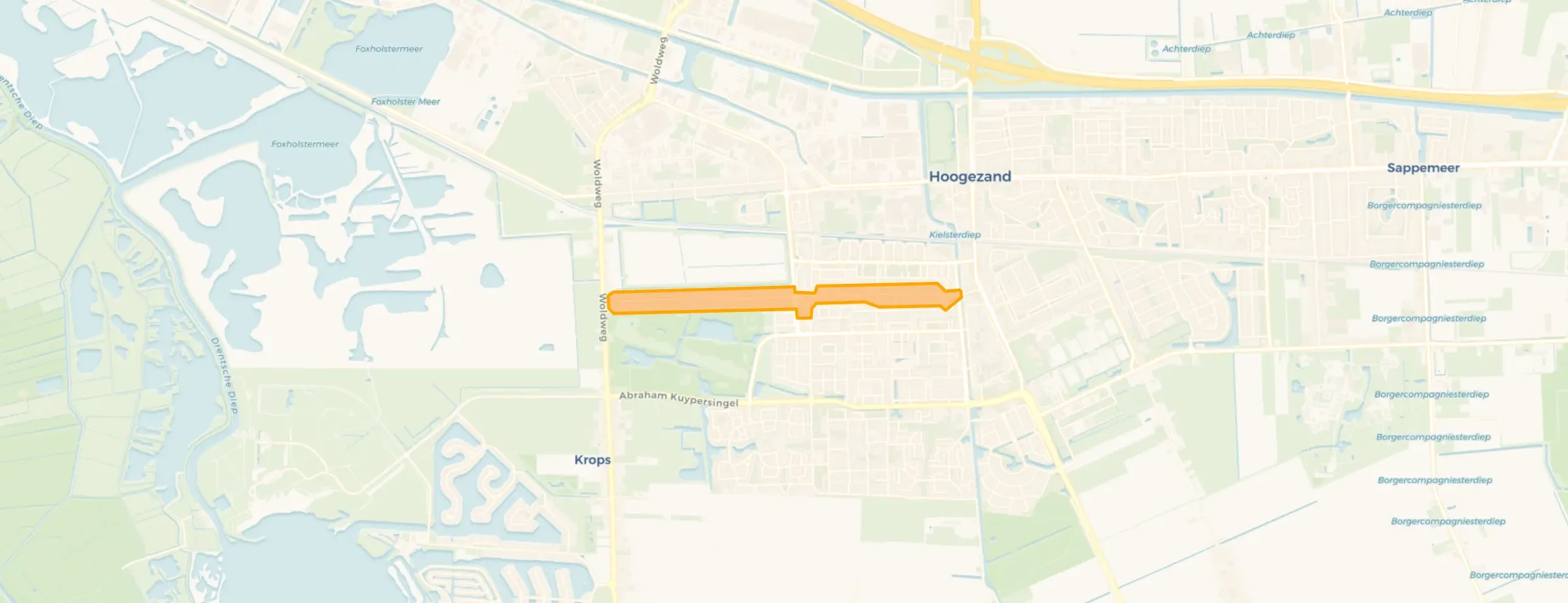 Burgemeester van Royenstraat en omgeving