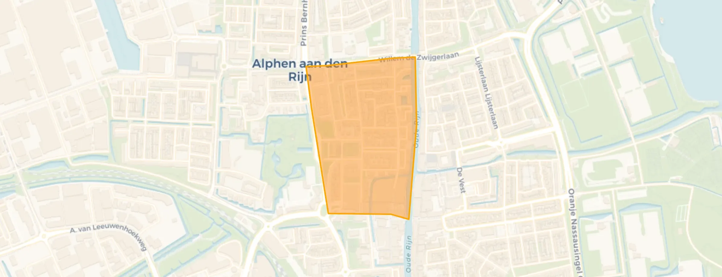 Kaart van Burgemeester Visserpark