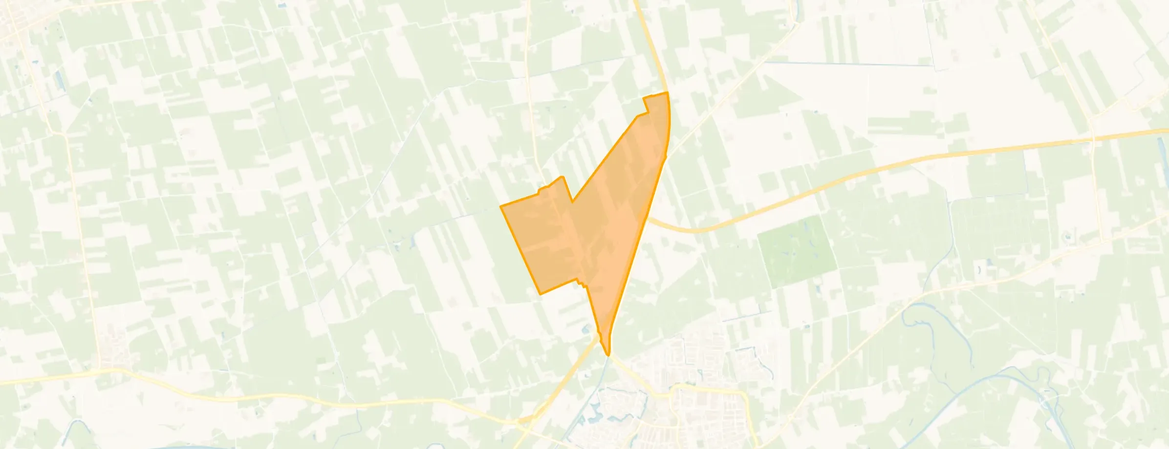 Kaart van Buurtschap Emsland