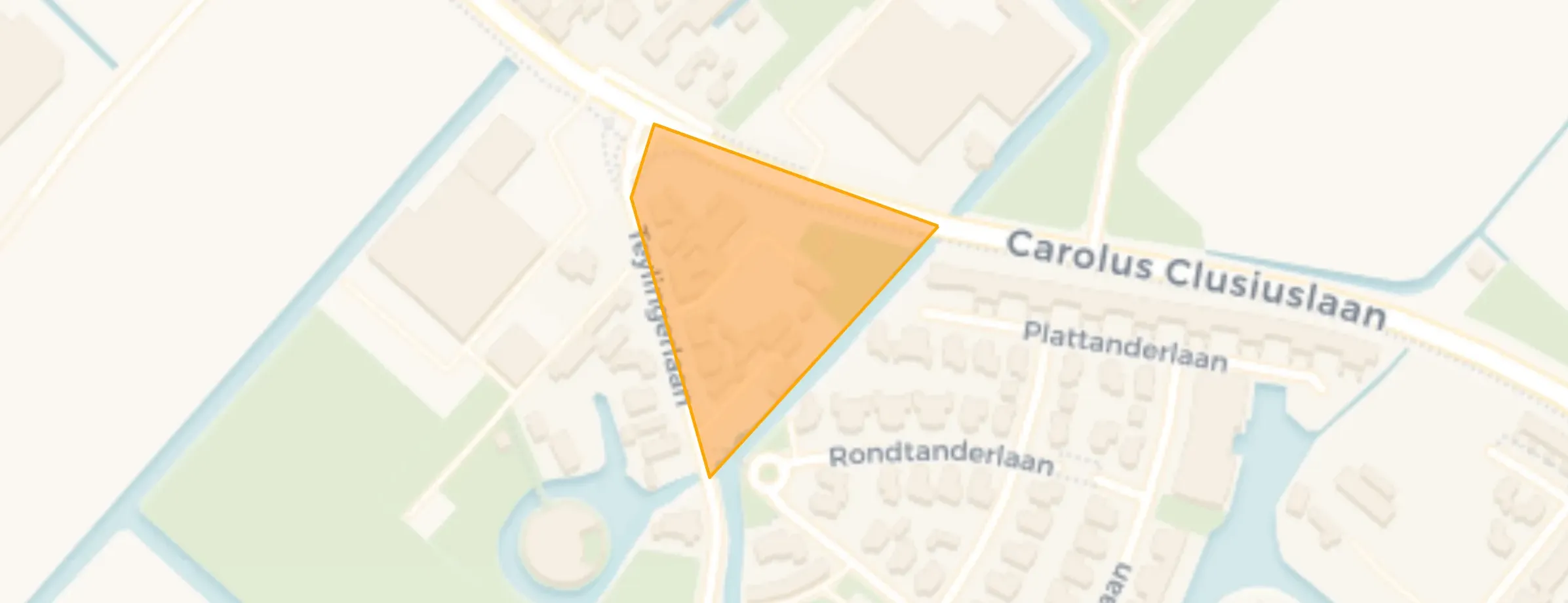 Kaart van Buurtschap Teijlingen