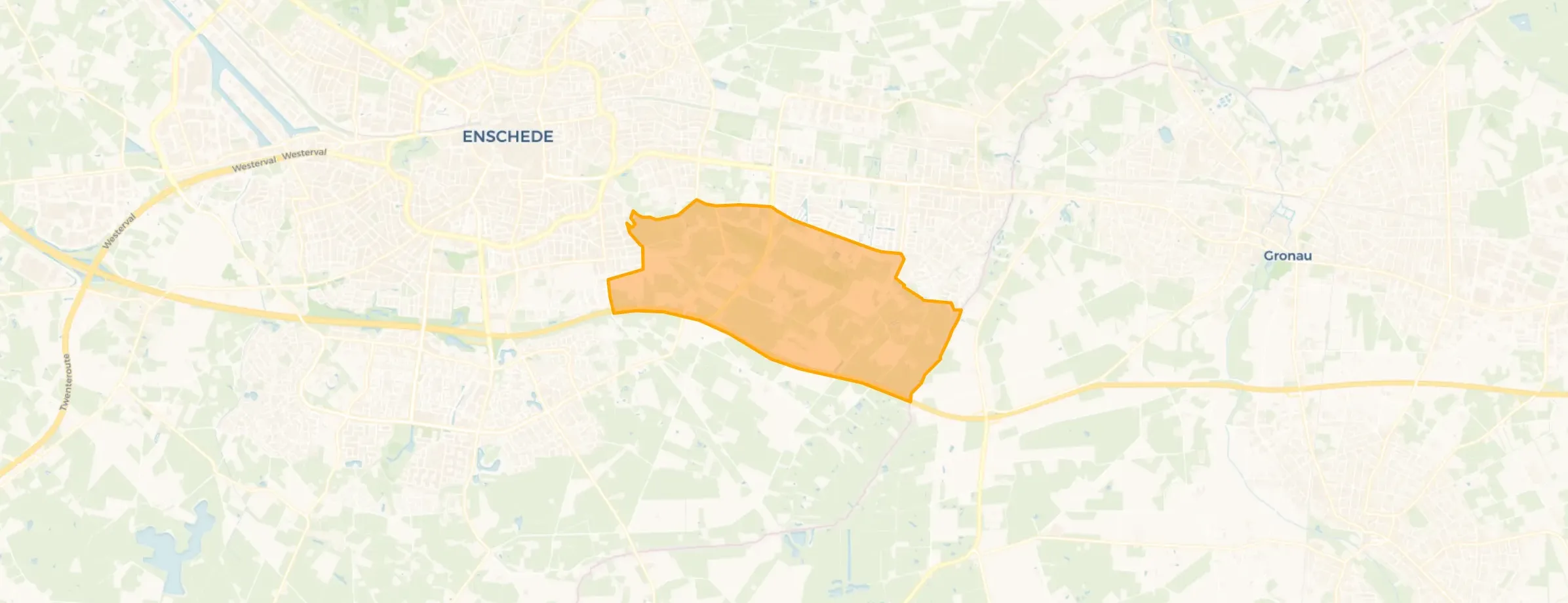 Kaart van Buurtschap Zuid-Esmarke