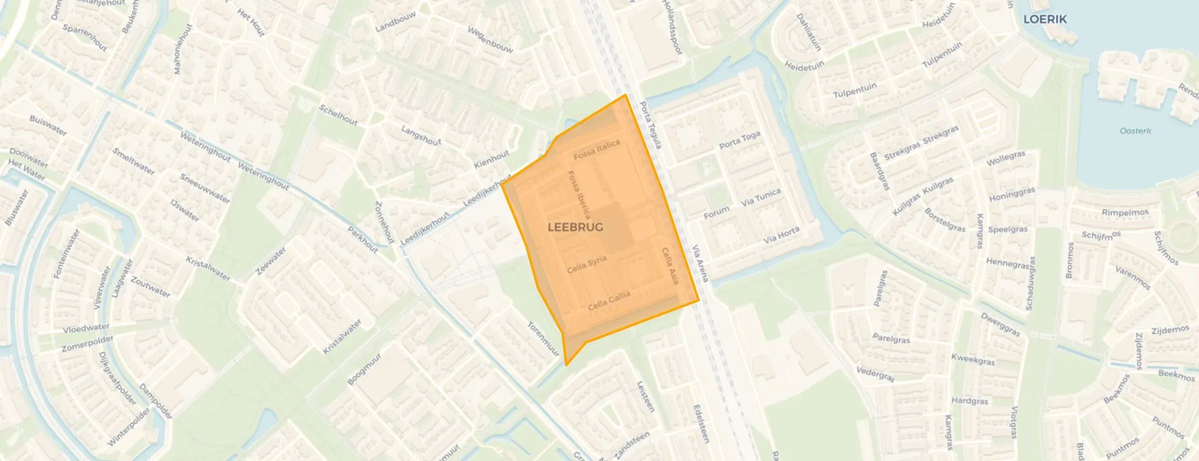 Kaart van Castellum West