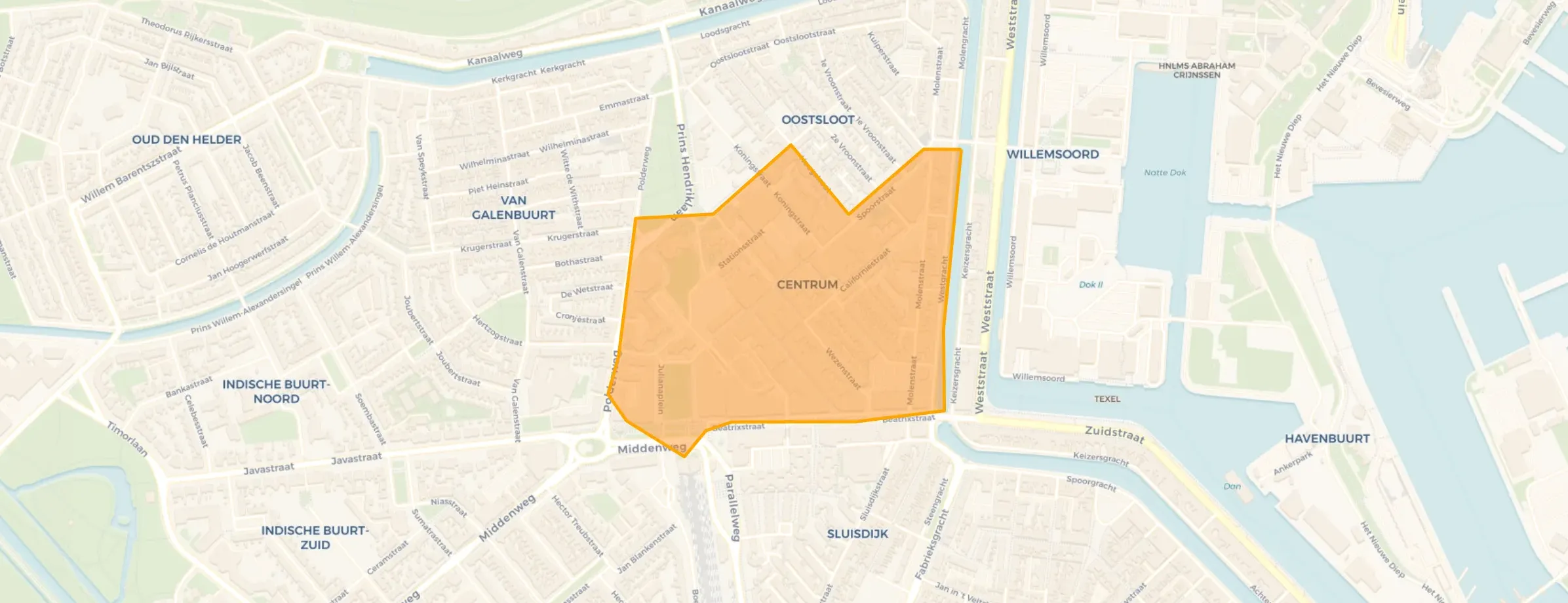 Centrum in Den Helder