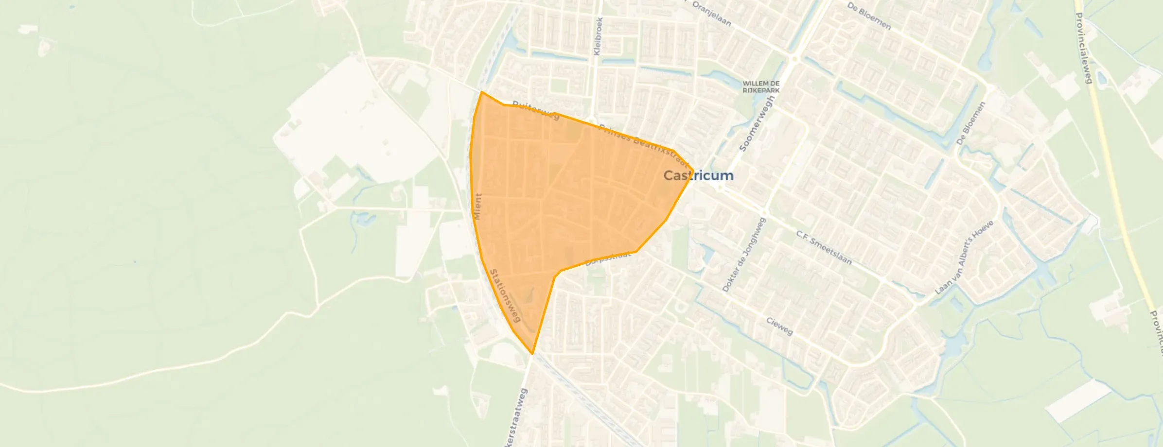 Kaart van Centrum-Noord