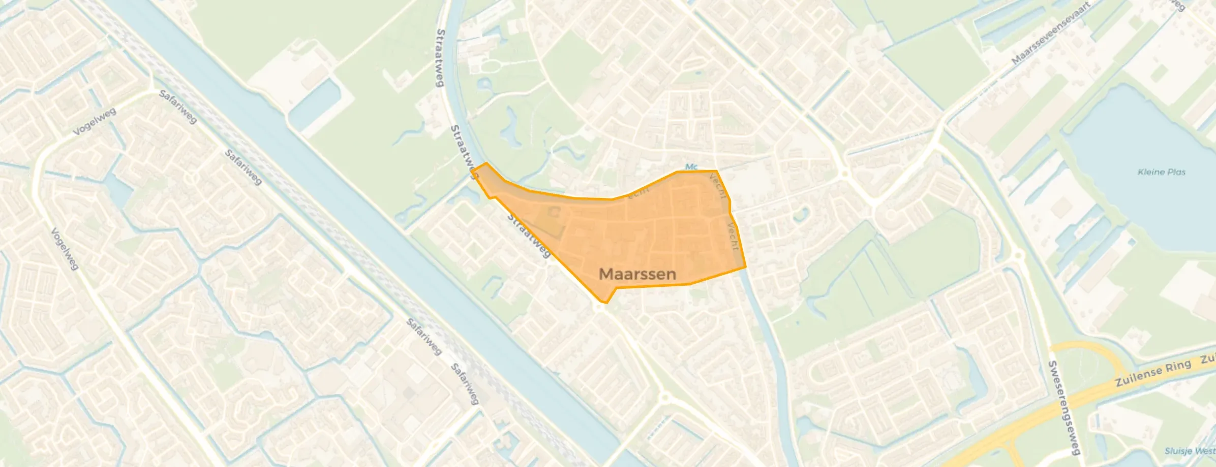 Buurt Centrum ten zuiden van de Vecht, Maarssen