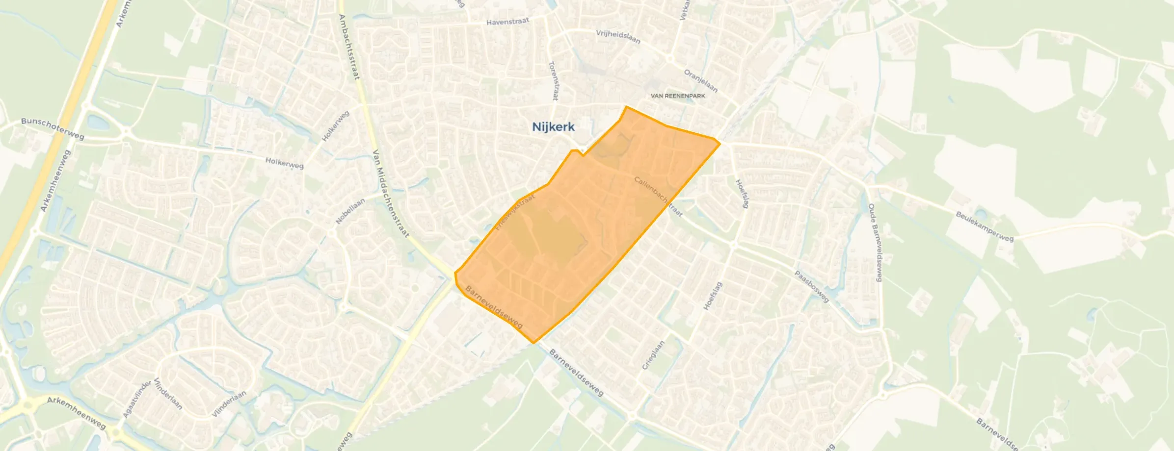 Buurt Coltoflaan/van Oldenbarneveldstraat, Nijkerk