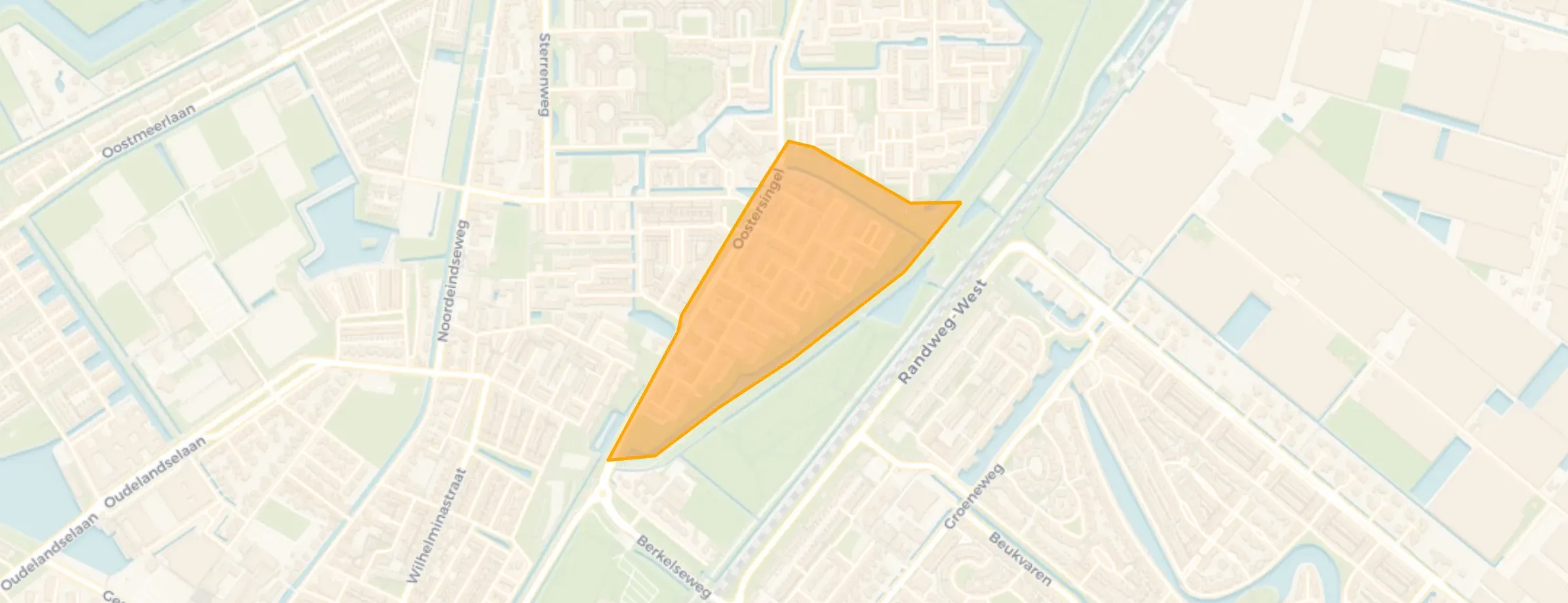 Kaart van Componistenbuurt